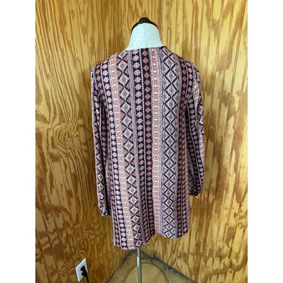 Show Me Your Mumu Lightning Bird Tunic Top Boho Pullover Floral Long Sleeve XS - Picture 3 of 9